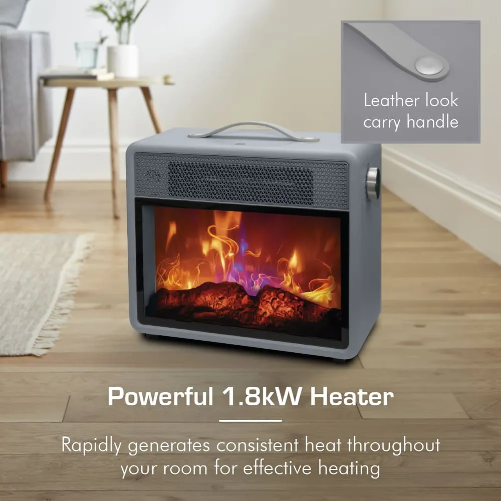 1.8kW Retro Flame Effect Heater
