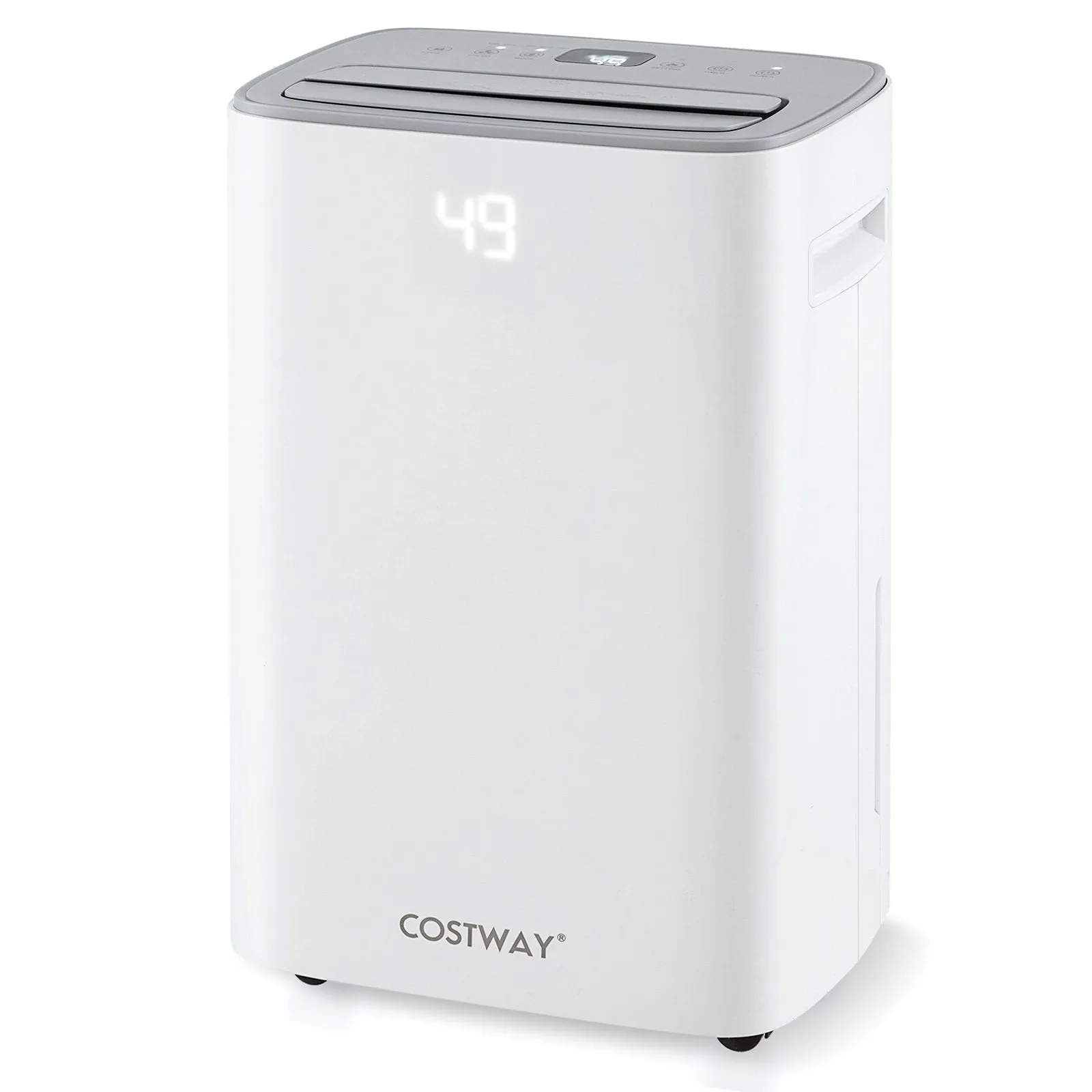 24 L Energy Efficient Dehumidifier with Auto Drain or Manual Drainage-White