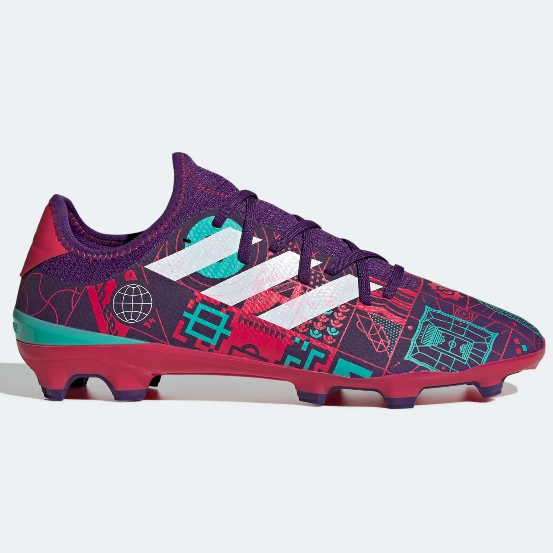 adidas Gamemode Knit FG - Purple-Ruby Red