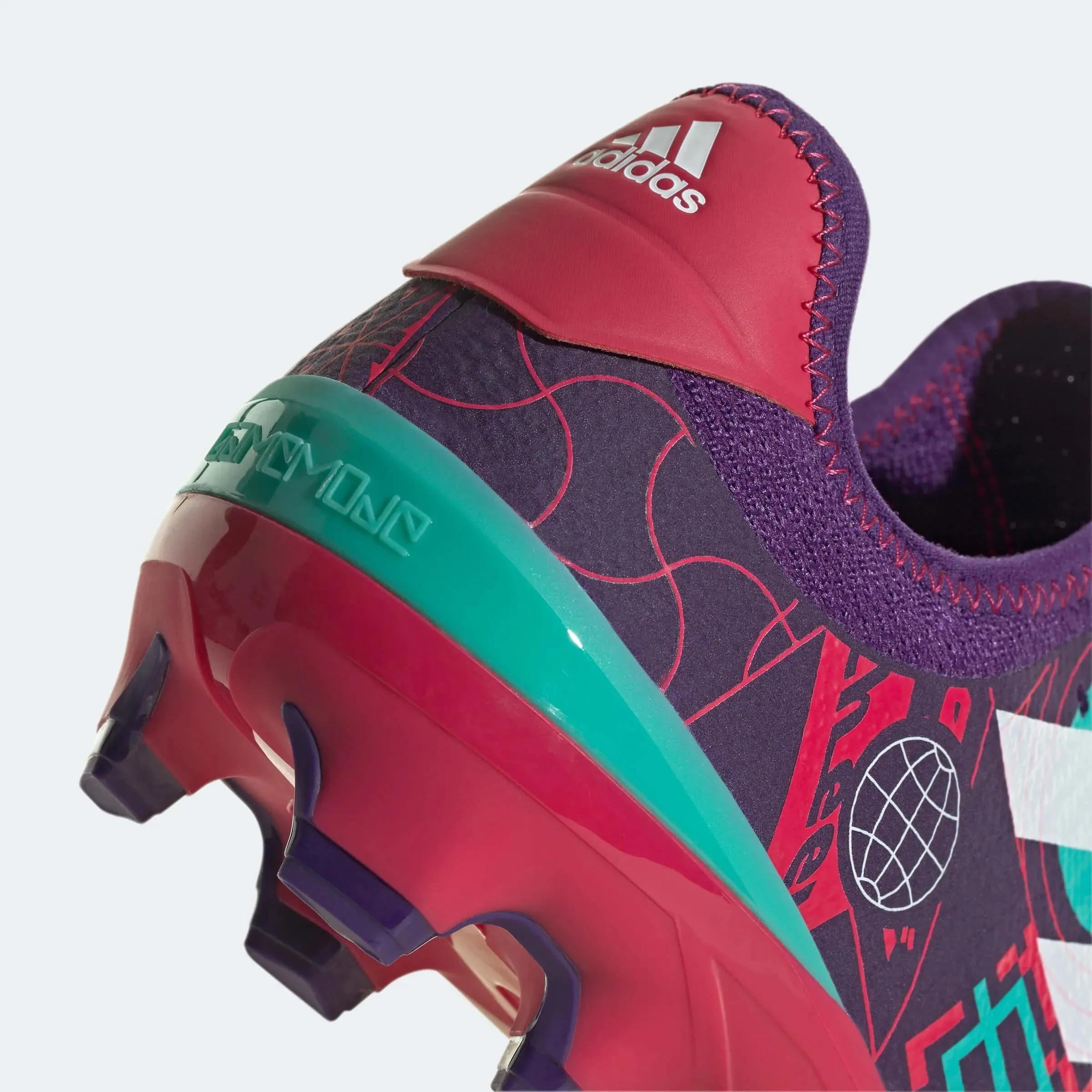adidas Gamemode Knit FG - Purple-Ruby Red