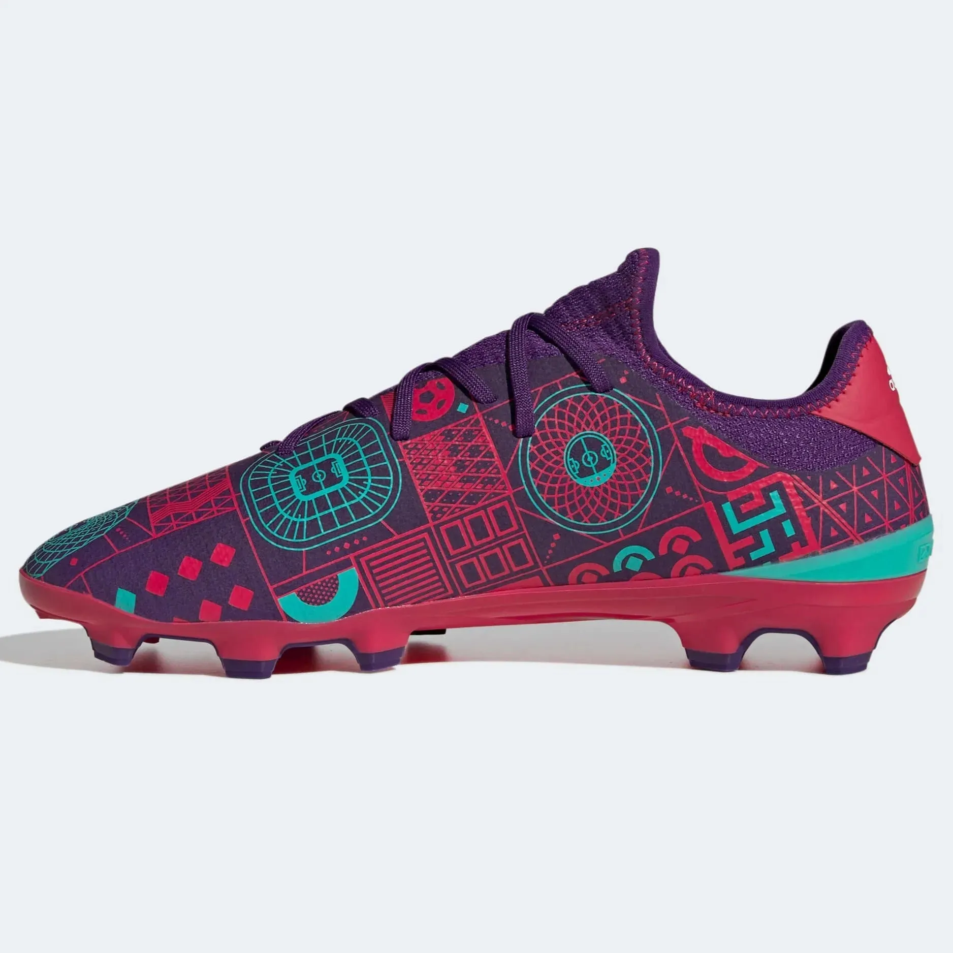 adidas Gamemode Knit FG - Purple-Ruby Red