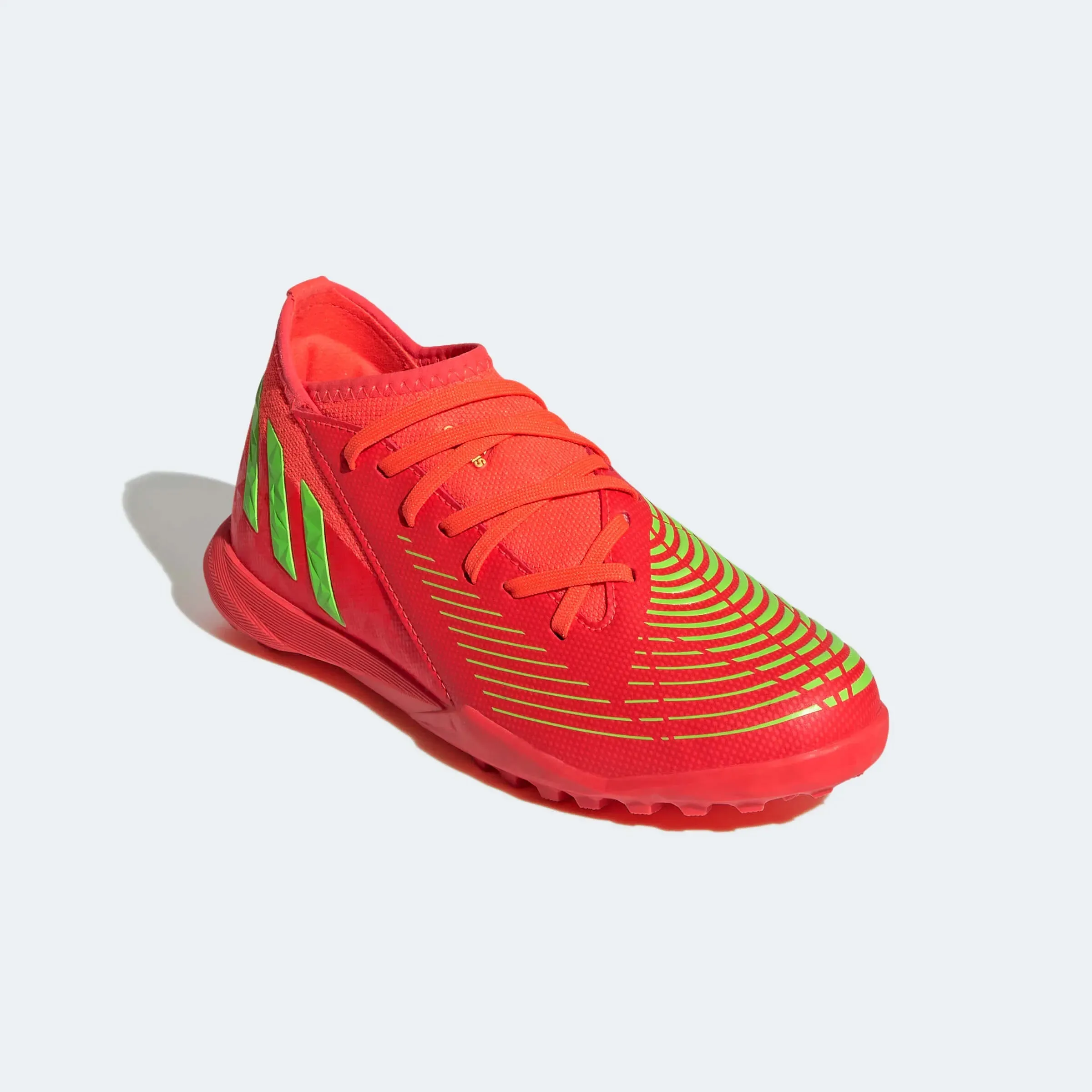 adidas JR Predator Edge .3 Turf - Solar Red-Solar Green