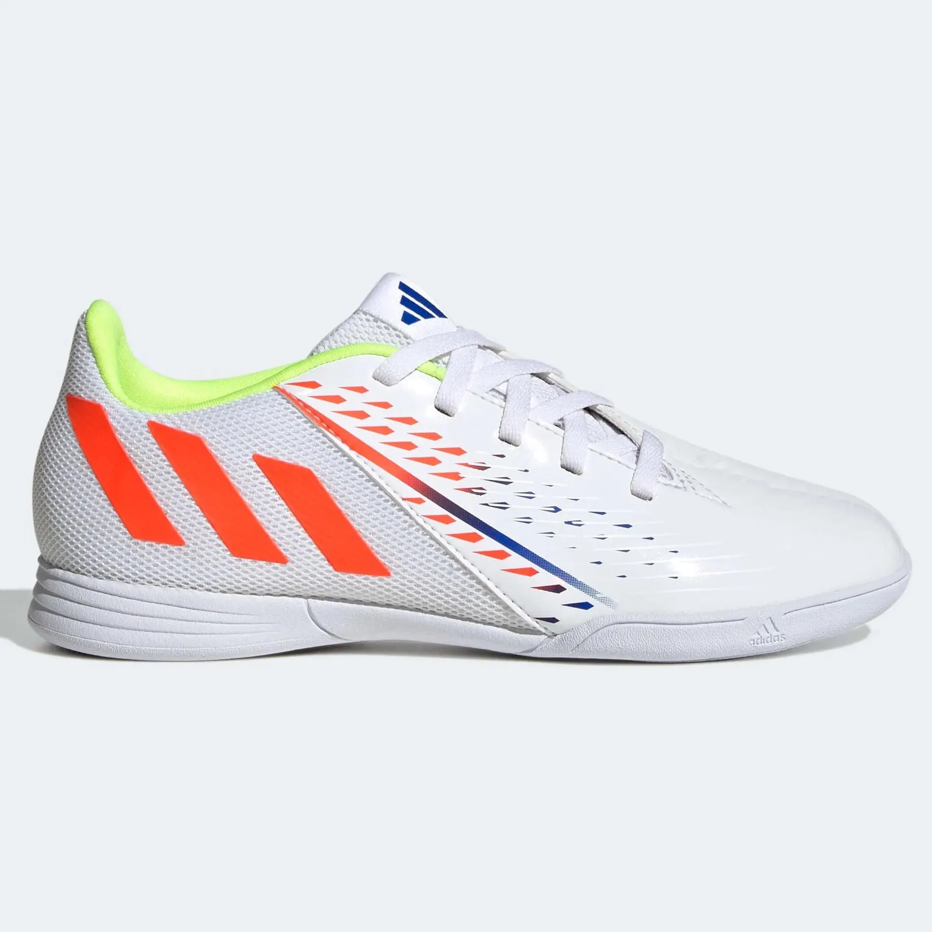 adidas Kids Predator Edge.4 IN Sala J - White-Yellow-Blue