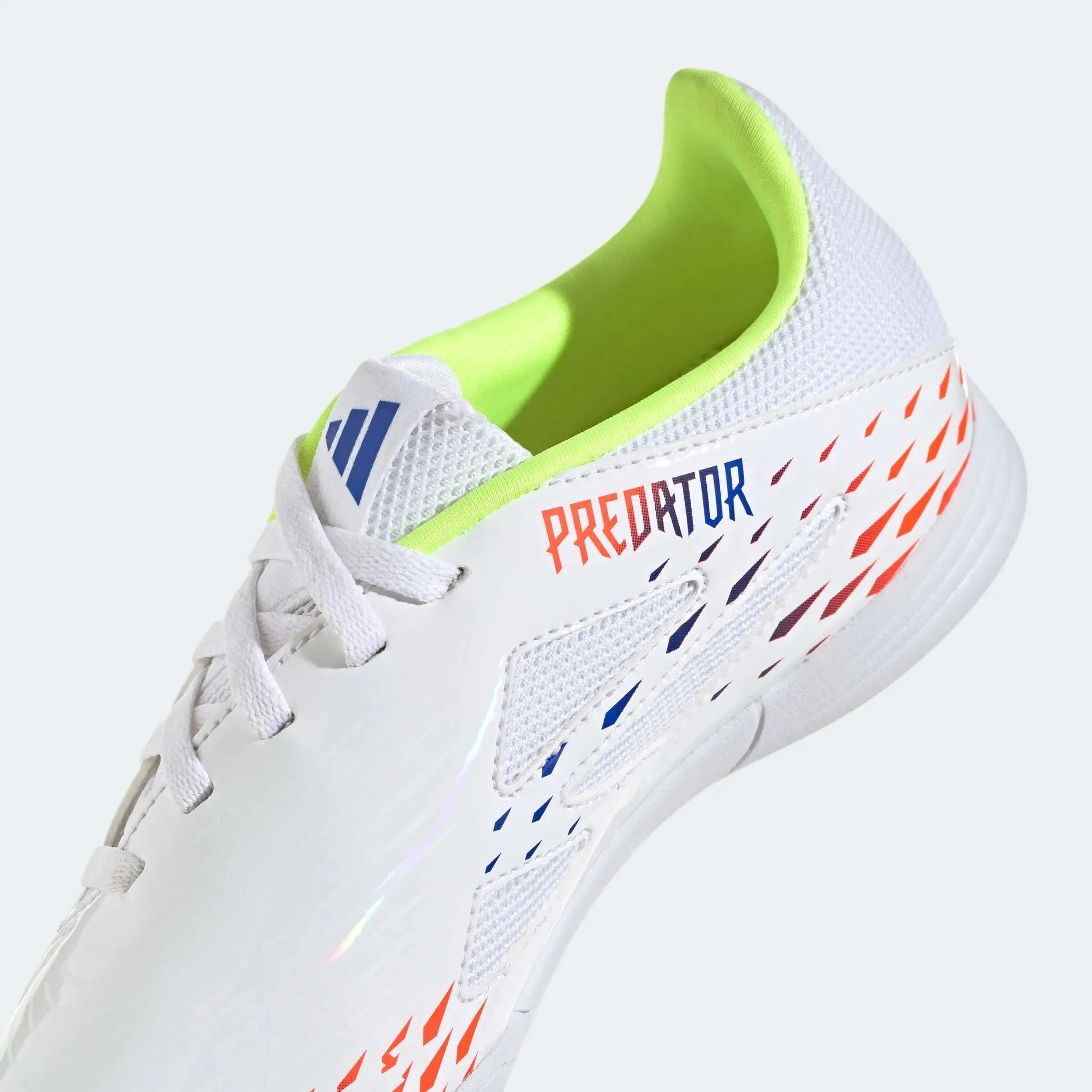 adidas Kids Predator Edge.4 IN Sala J - White-Yellow-Blue