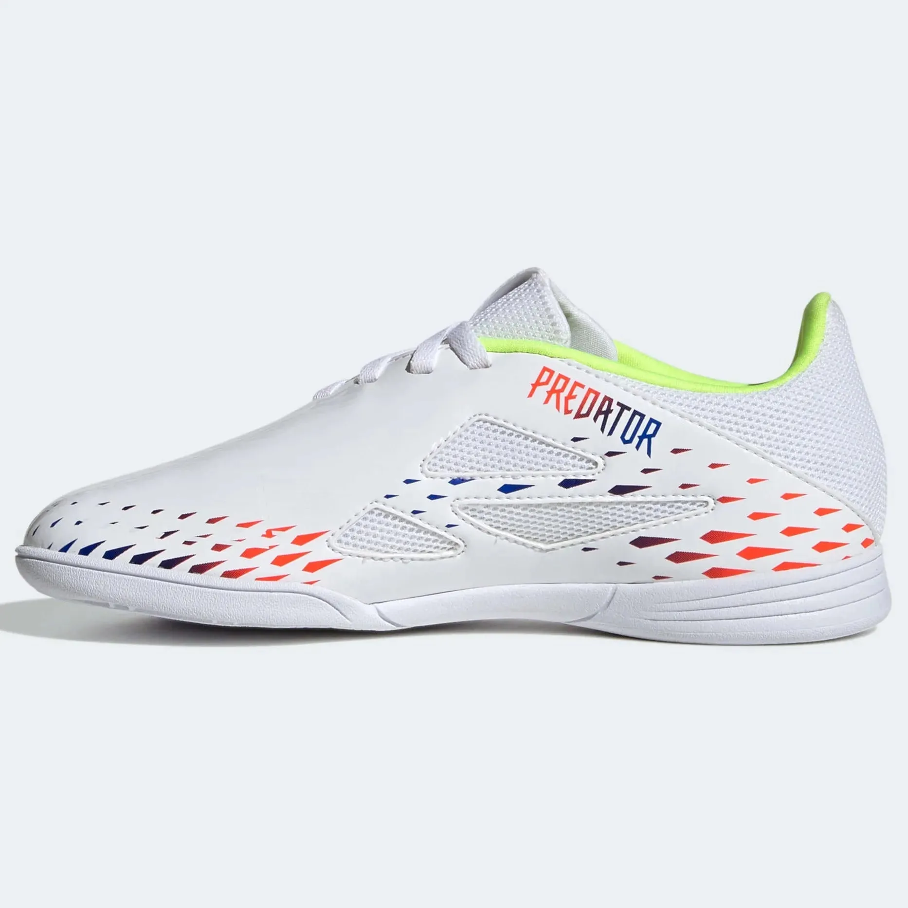 adidas Kids Predator Edge.4 IN Sala J - White-Yellow-Blue