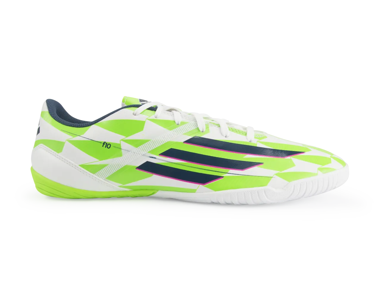 adidas Men's F10 Indoor Soccer Shoes White