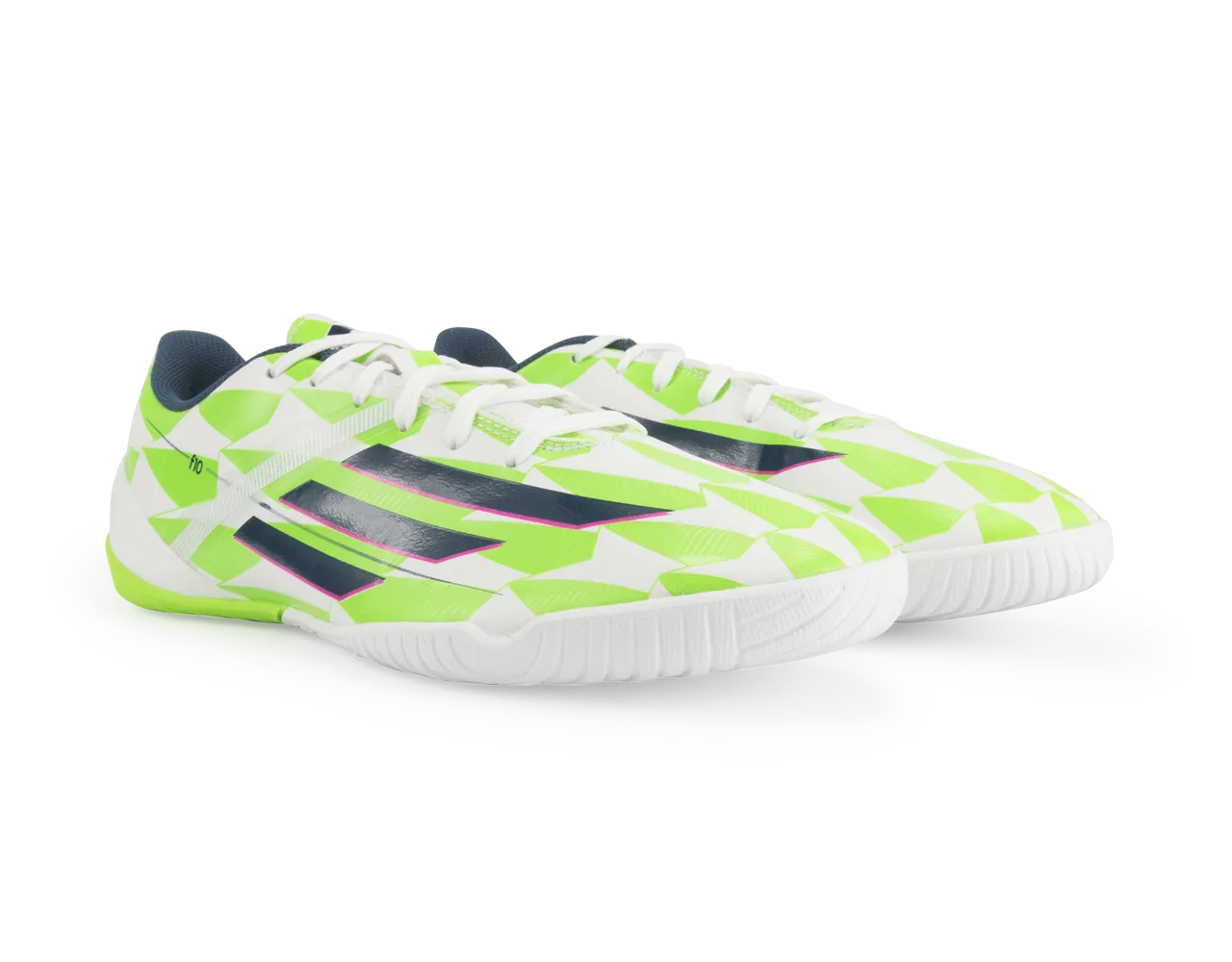 adidas Men's F10 Indoor Soccer Shoes White