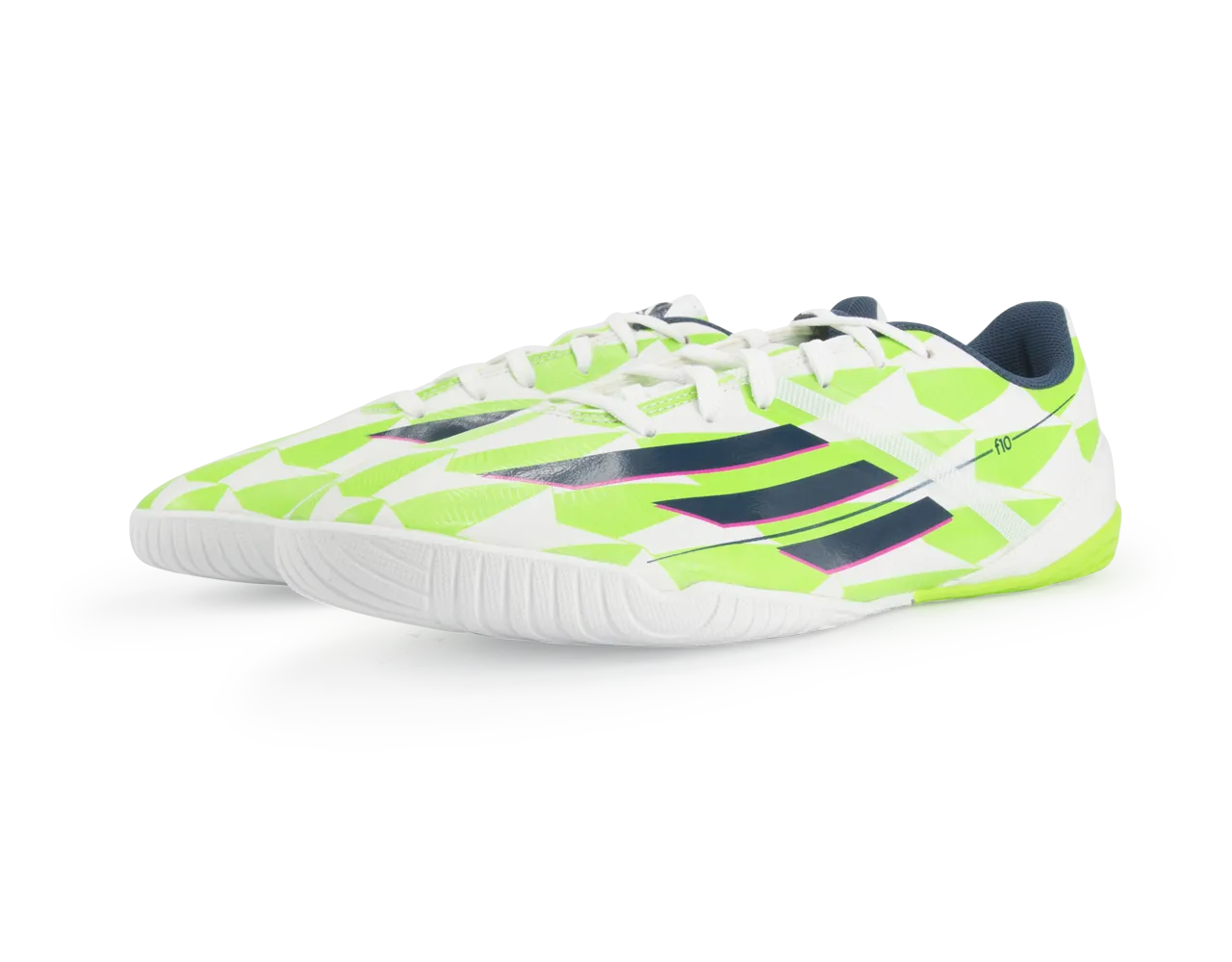 adidas Men's F10 Indoor Soccer Shoes White