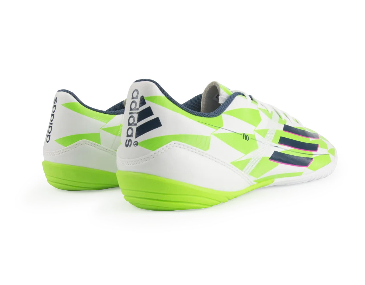 adidas Men's F10 Indoor Soccer Shoes White