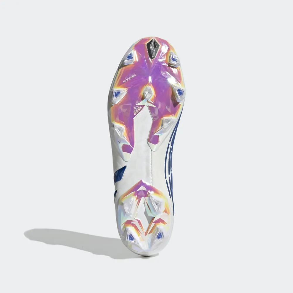 adidas Predator Edge  FG Firm Ground Boots White/Blue