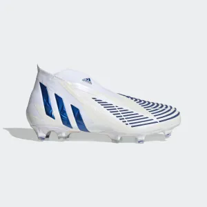 adidas Predator Edge  FG Firm Ground Boots White/Blue
