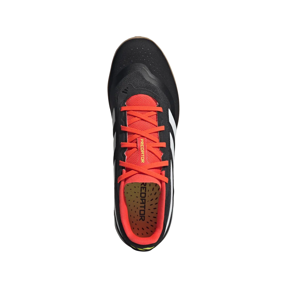 adidas Predator League IN Adult Indoor Soccer Shoe IG5456 Core Black/White/Solar Red