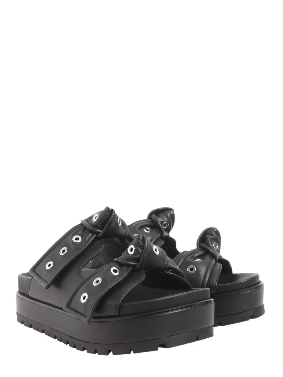 Alexander McQueen Studded Platform Sandals