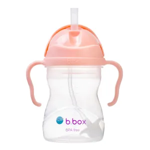 B.Box Weighted Straw Sippy Cup- Tutti Fruiti Light Pink