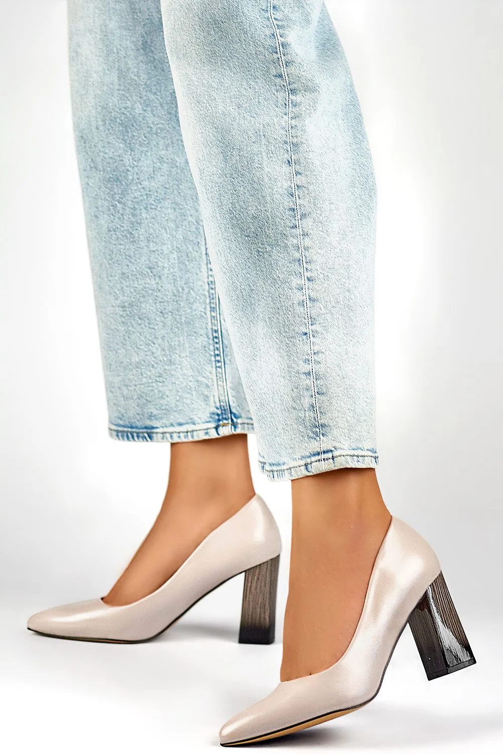 Block heel pumps model 197990 PRIMO