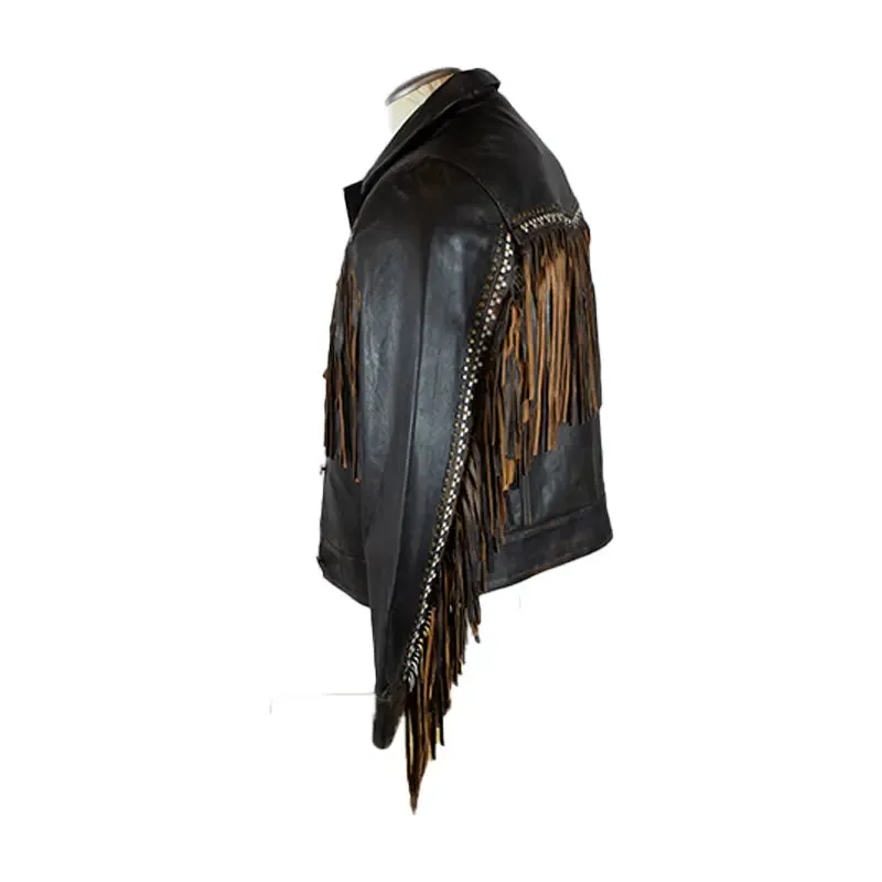 BOL Women's Fringed Western Button up Jacket