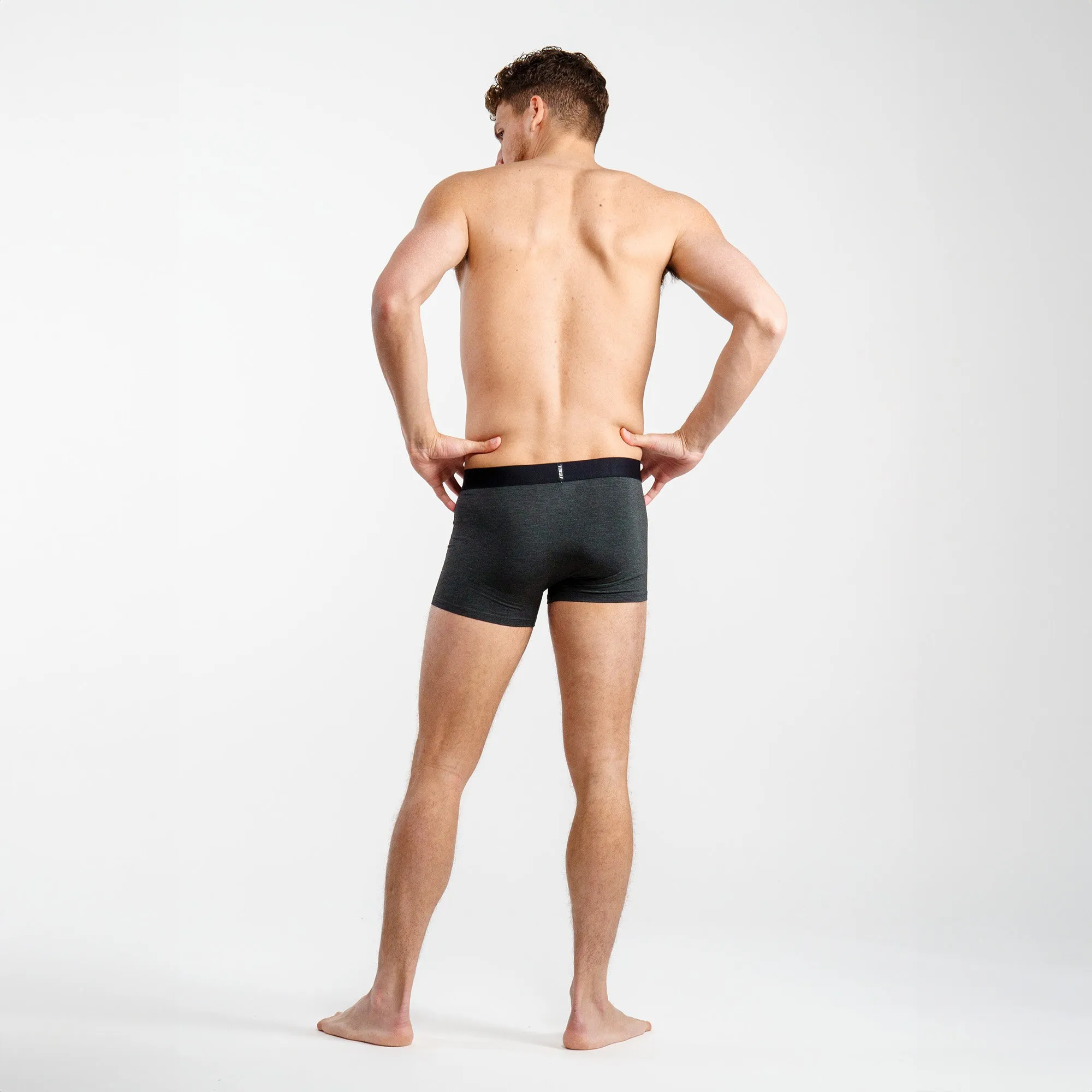Boxer court Feel : Charcoal