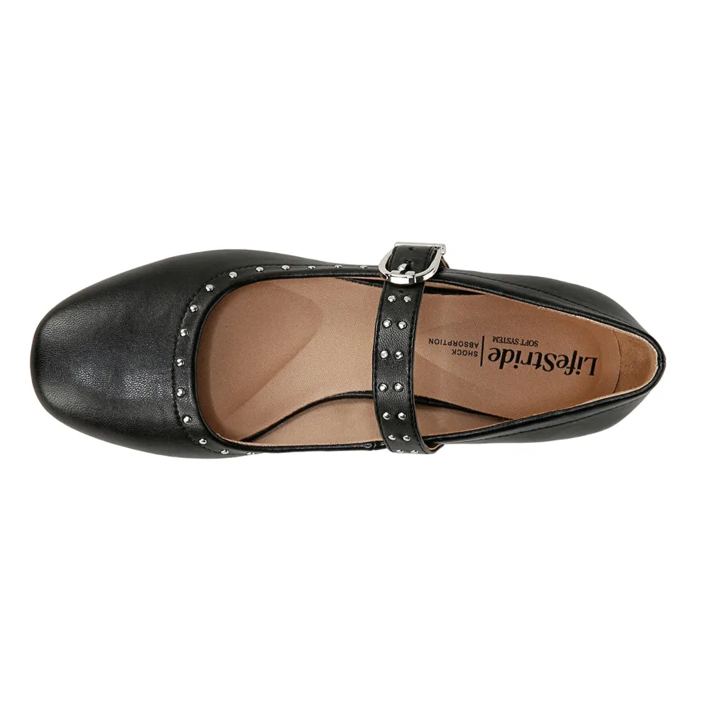 Cameo Studded Mary Jane 2 Flats