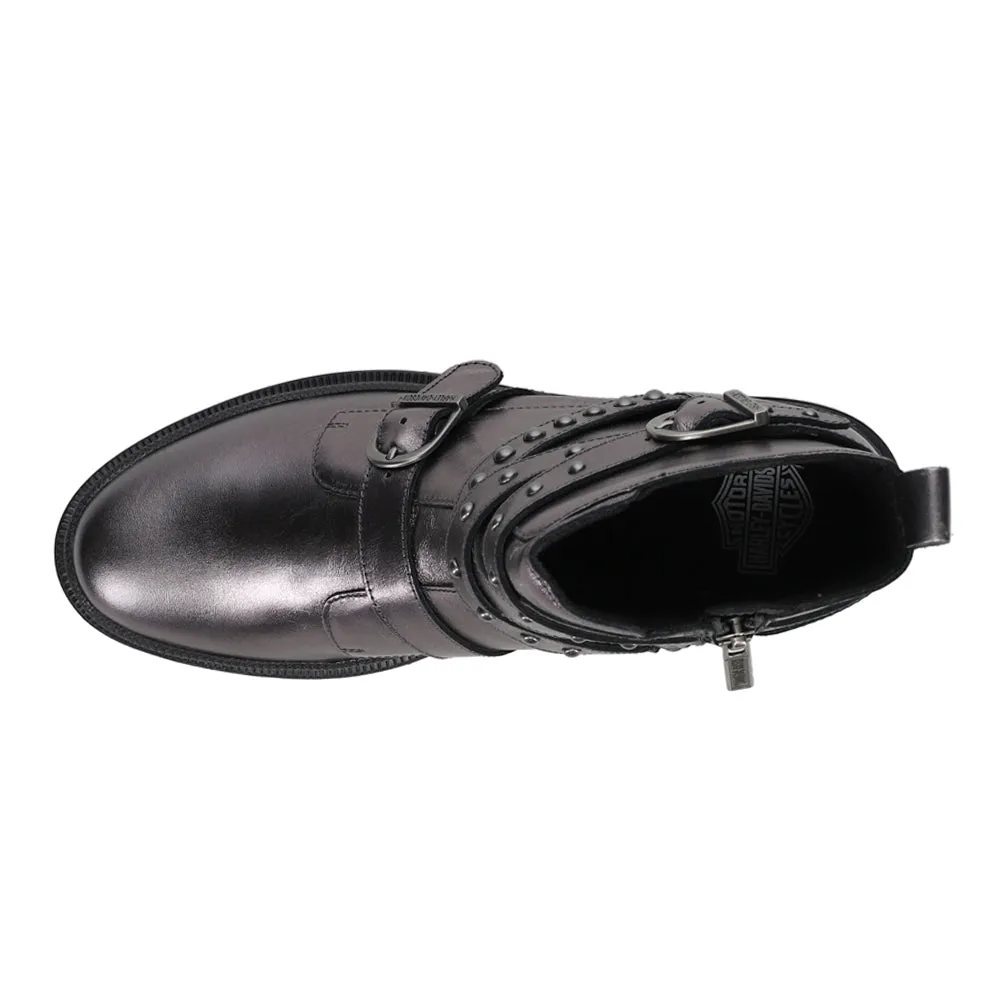 Carrigan Metallic Studded Motorcycle Boots