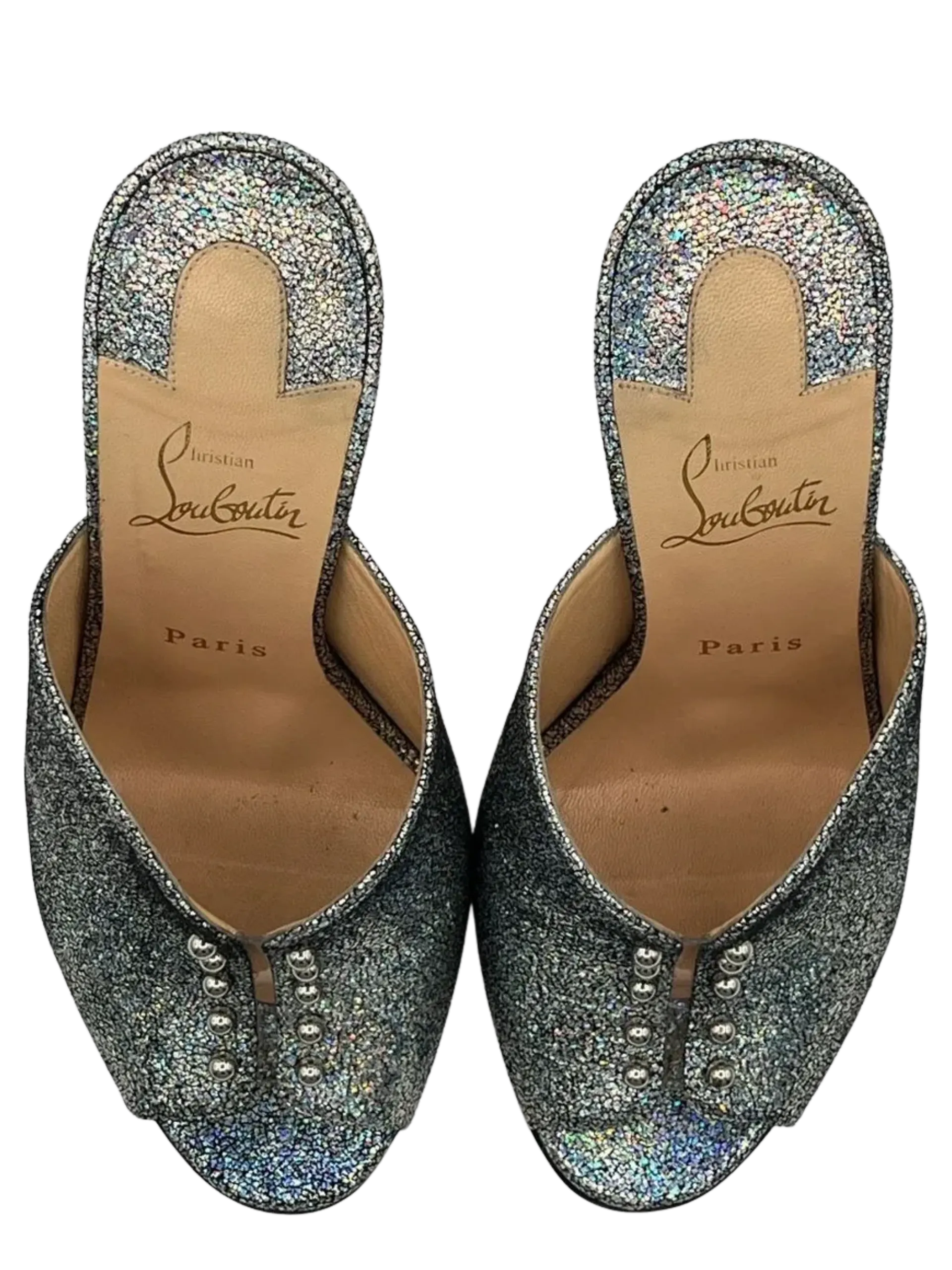 Christian Louboutin Predumule 100 Nappa Mica/PVC