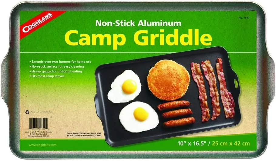 Coghlans NonStick Camp Griddle Portable  Efficient Cooking