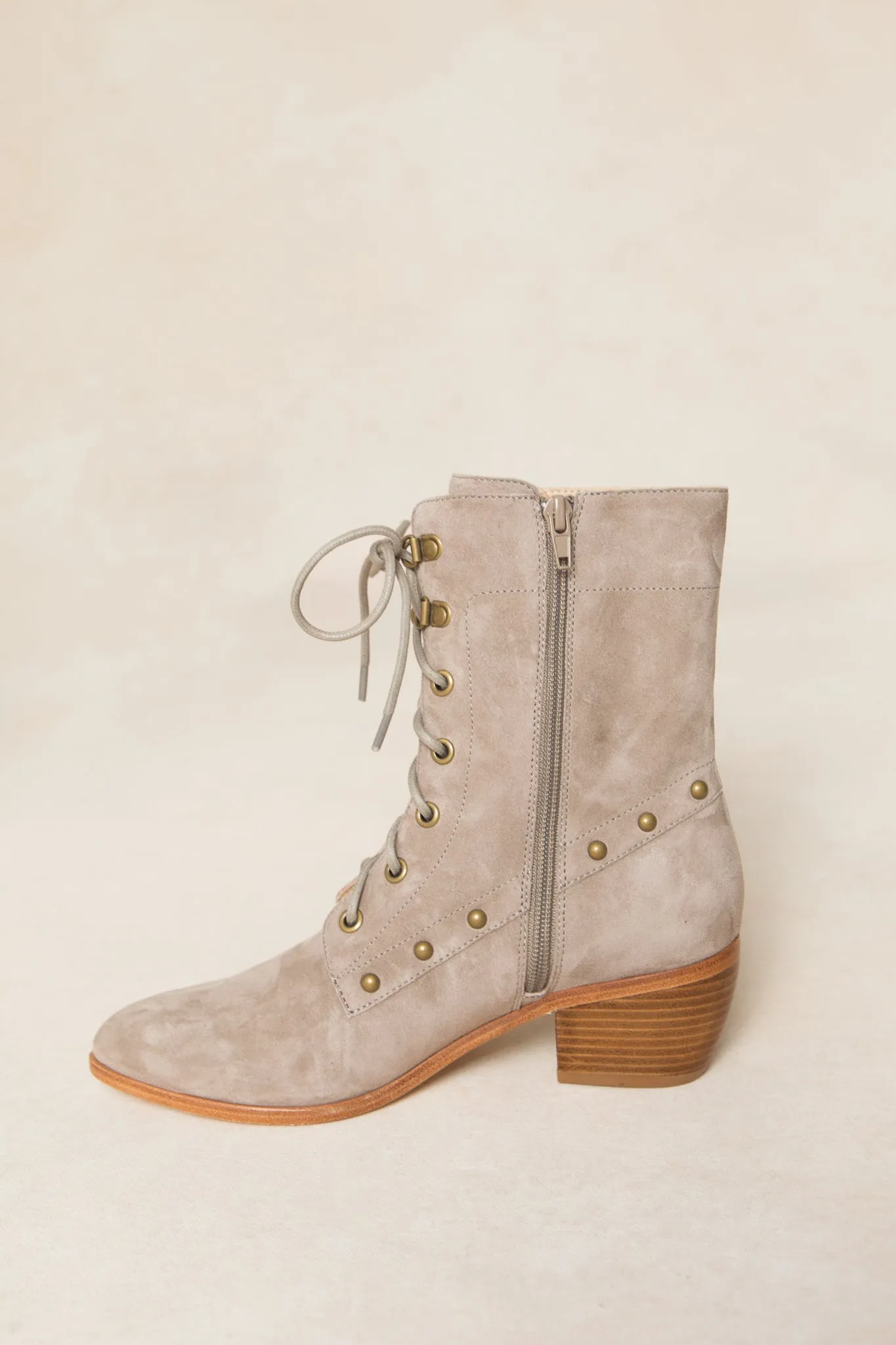 Darcy Lace Up Studded Boot - FINAL SALE