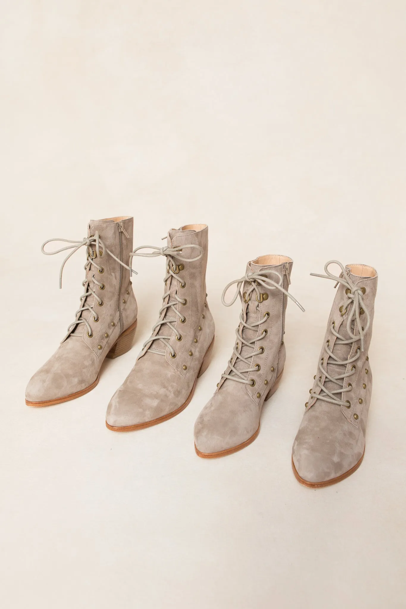 Darcy Lace Up Studded Boot - FINAL SALE