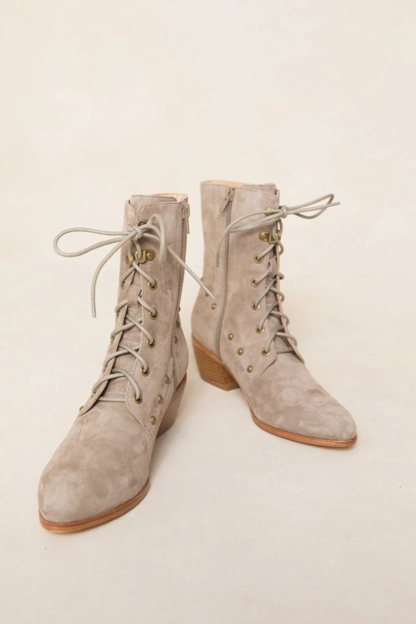 Darcy Lace Up Studded Boot - FINAL SALE