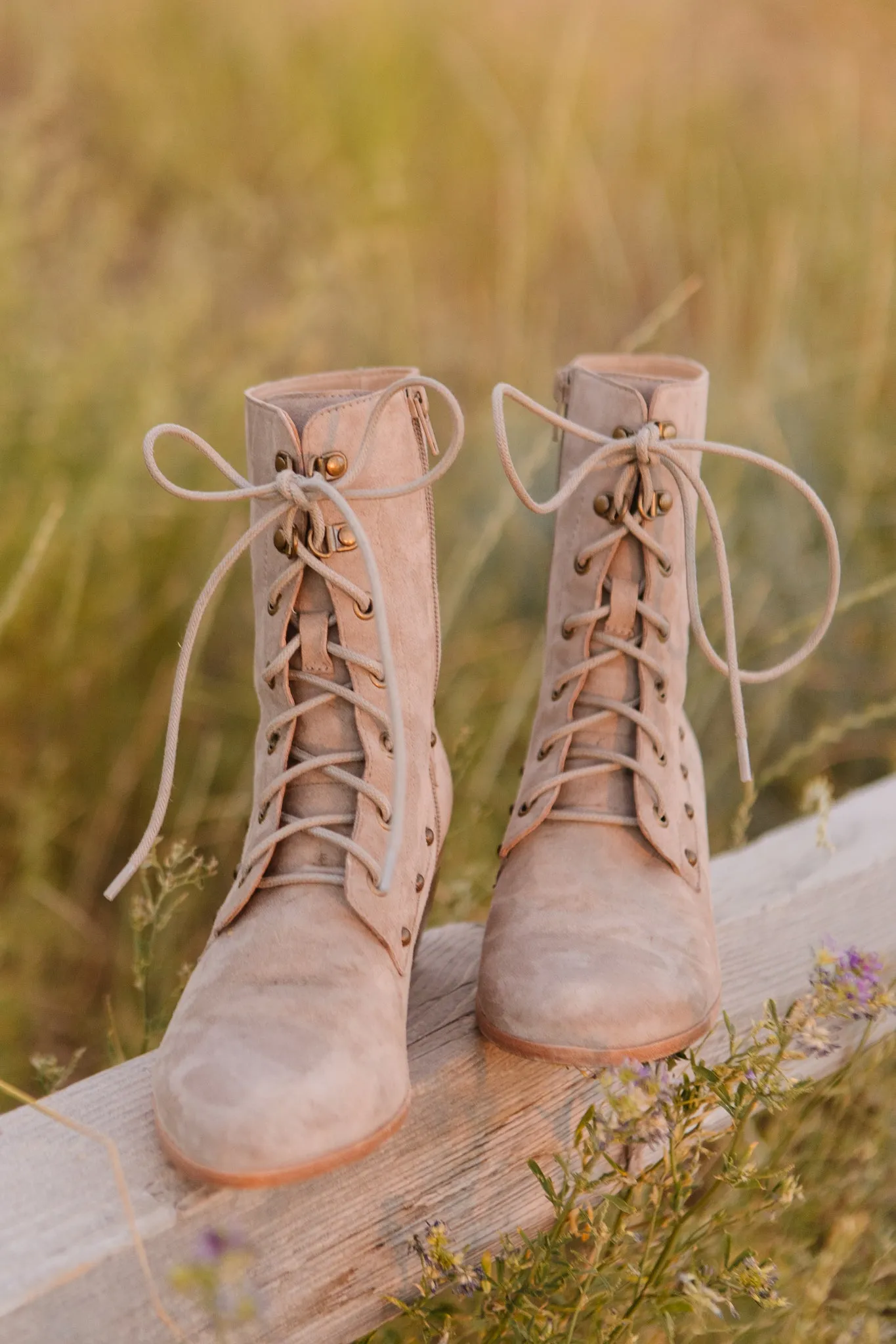 Darcy Lace Up Studded Boot - FINAL SALE