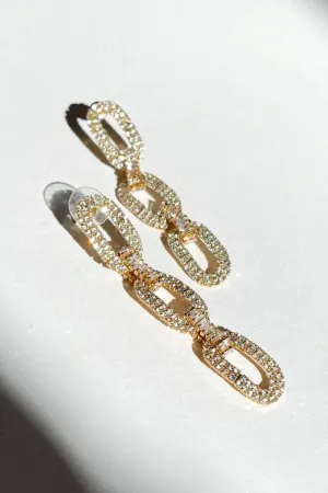 EVER AFTER GOLD STATEMENT EARRING