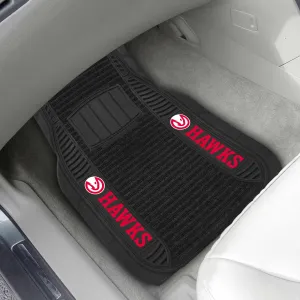 Fanmats Atlanta Hawks 2 Piece Deluxe Car Mat Set