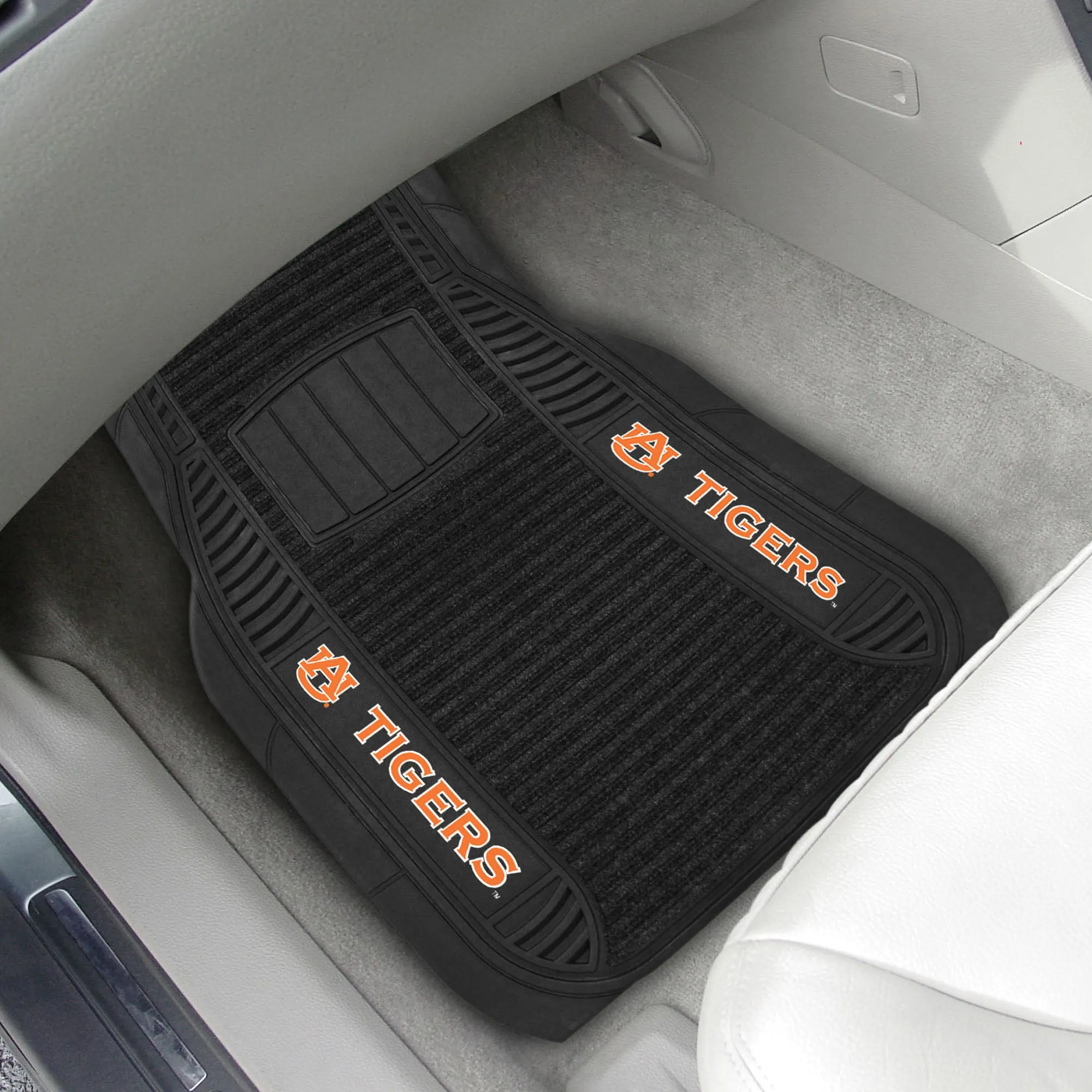 Fanmats Auburn Tigers 2 Piece Deluxe Car Mat Set