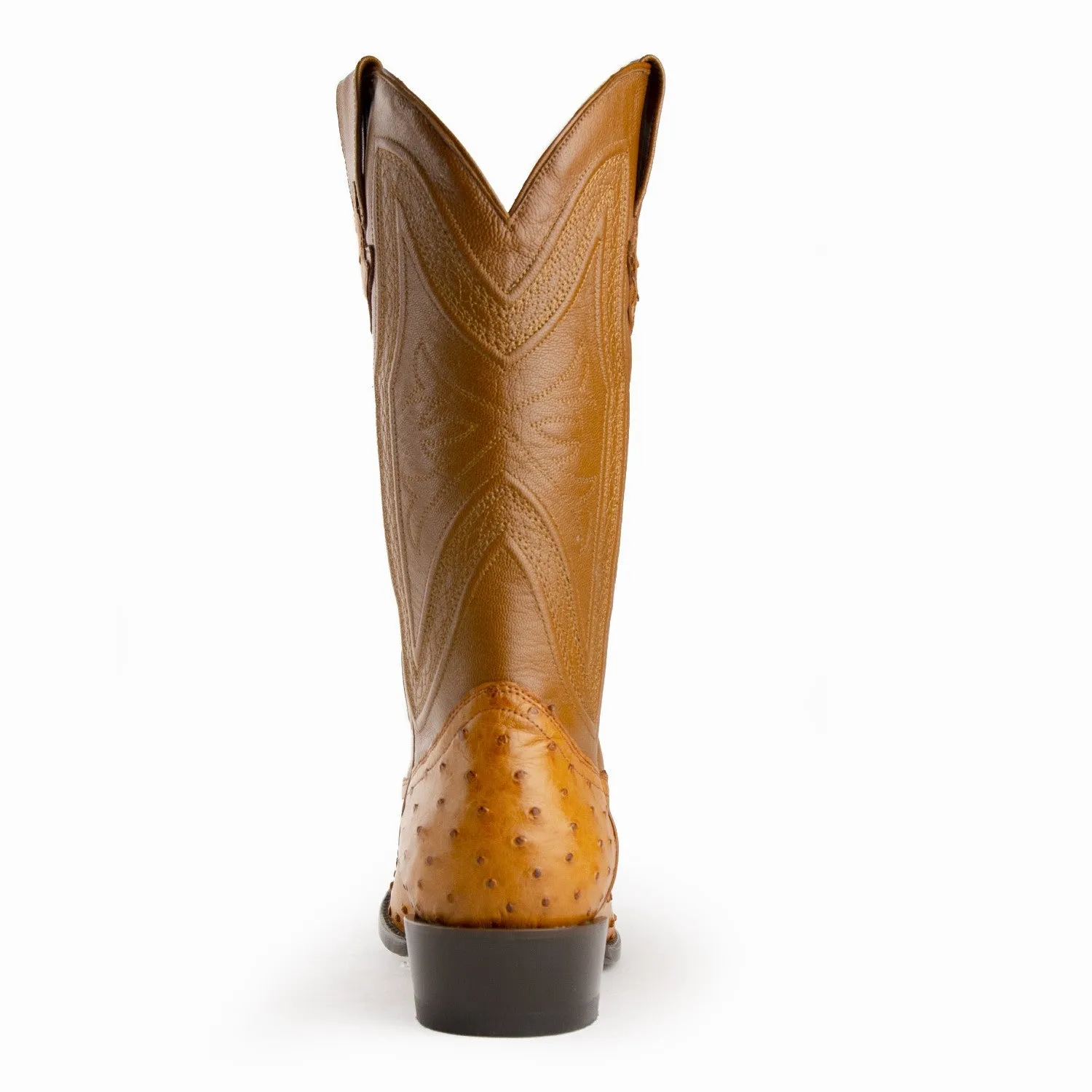 Ferrini Men's Colt Full Quill Ostrich Round Toe Boots 10111-02