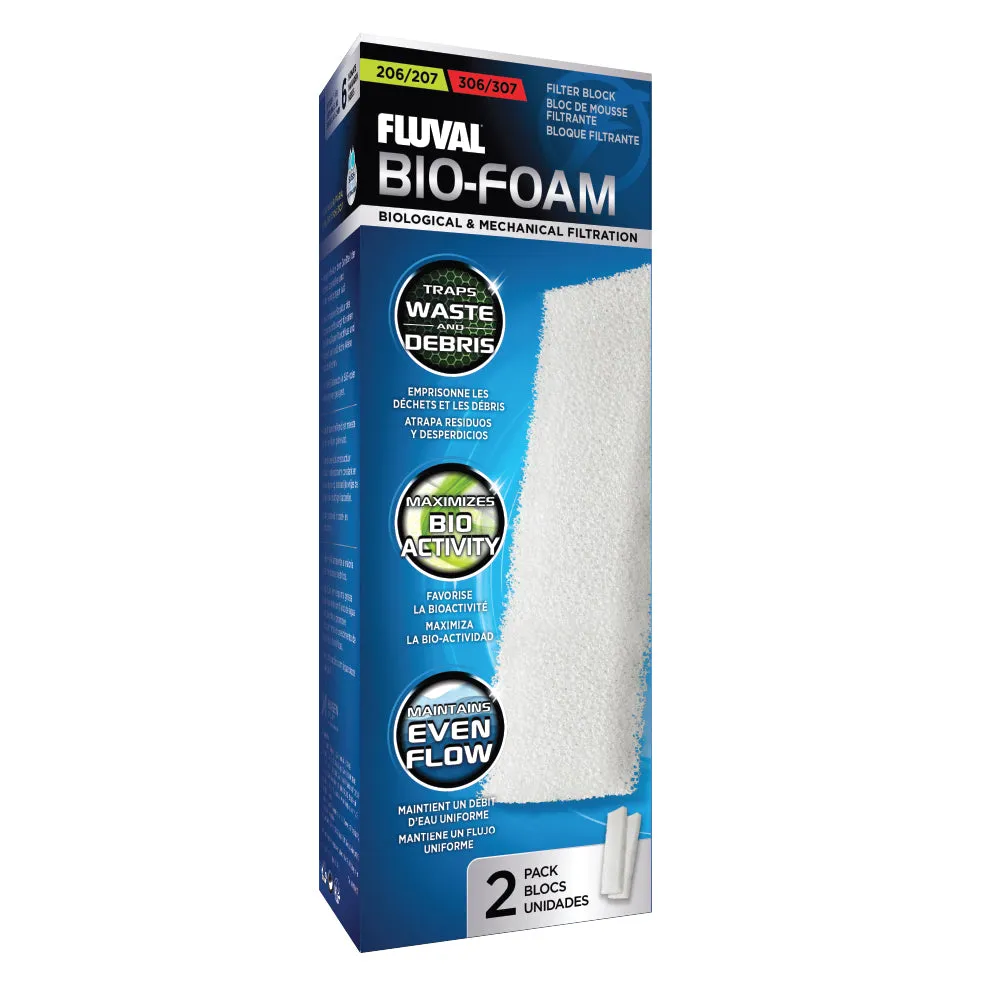 Fluval 204/205/206/207/304/305/306/307 Foam Blocks 2 Pack