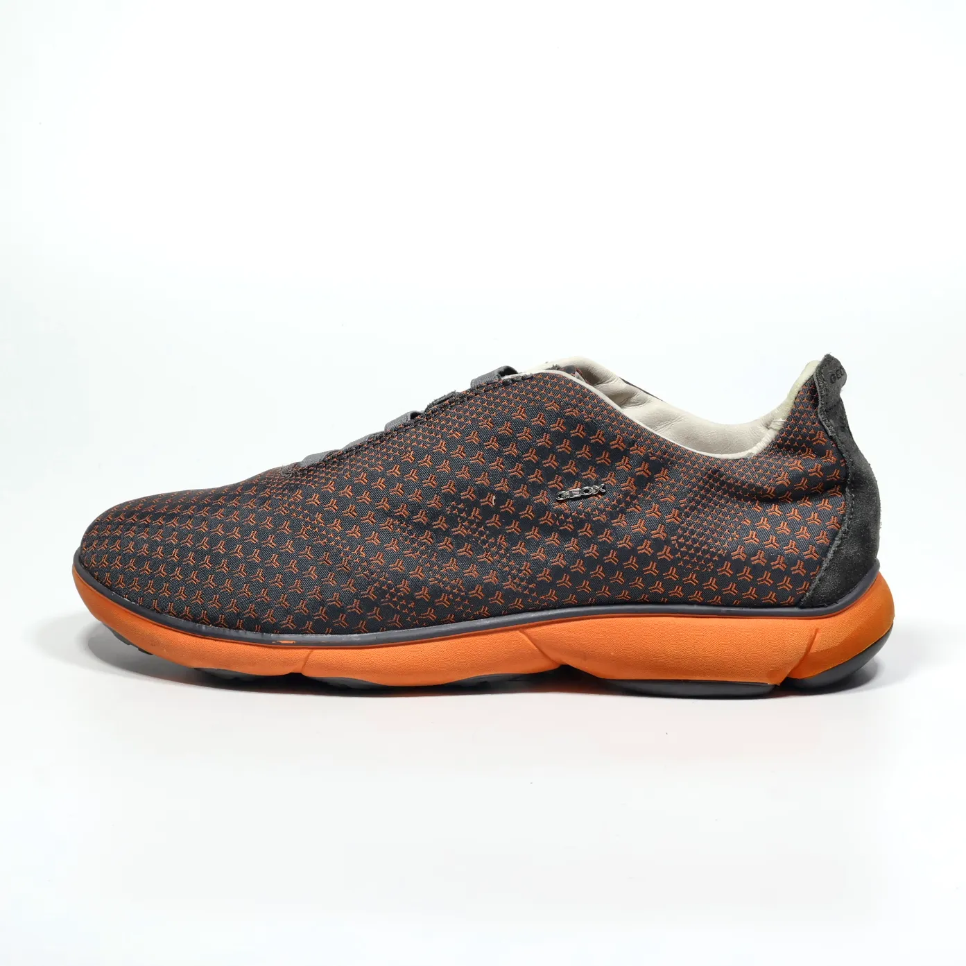 Geox Casual Lace Ups Fabric Orange Colour For Men