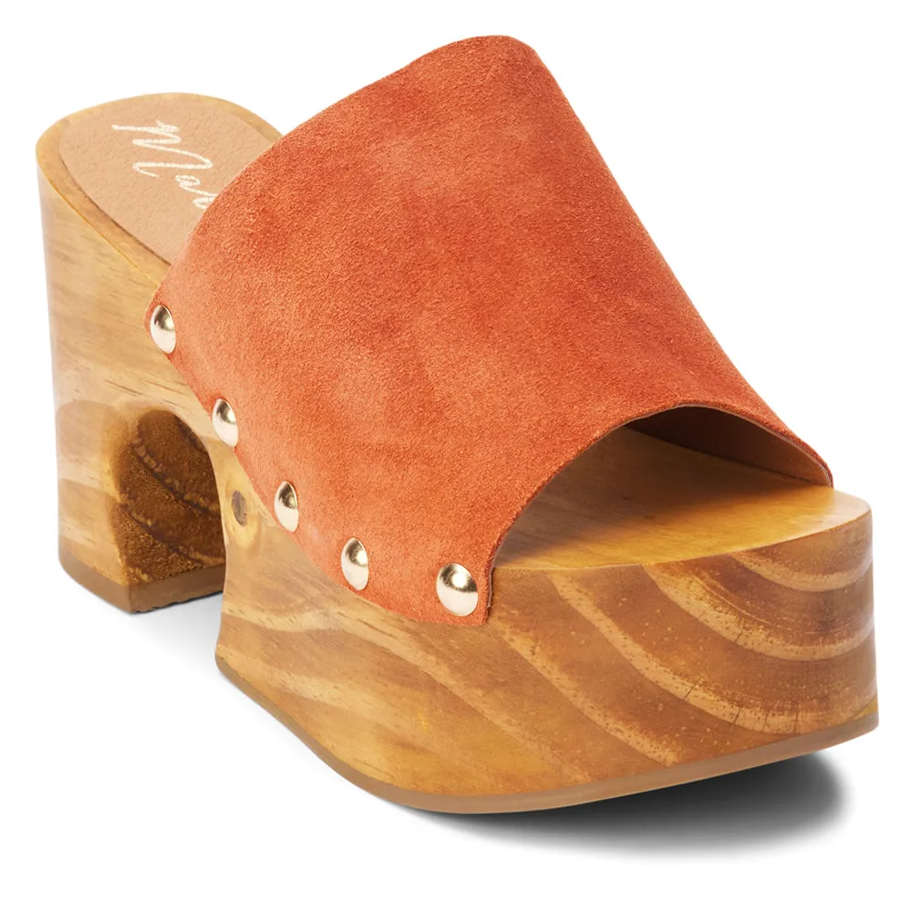 Knox Studded Platform Clog Sandals