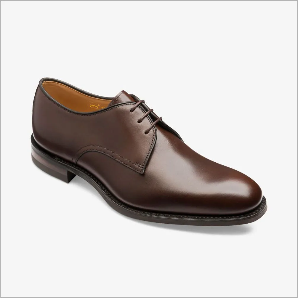 Loake Gable Dark Brown Contemporary Plain Tie Shoe Size 8 & 12 Only/