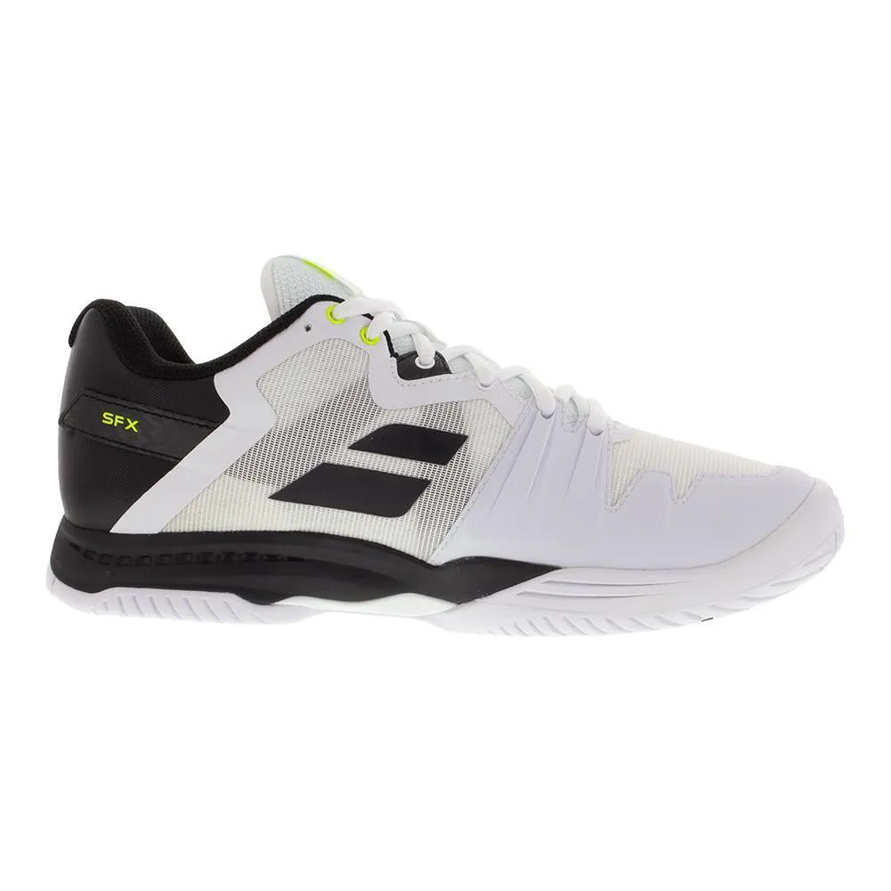 Men's SFX 3 All Court Black And Silver Tennis Shoes