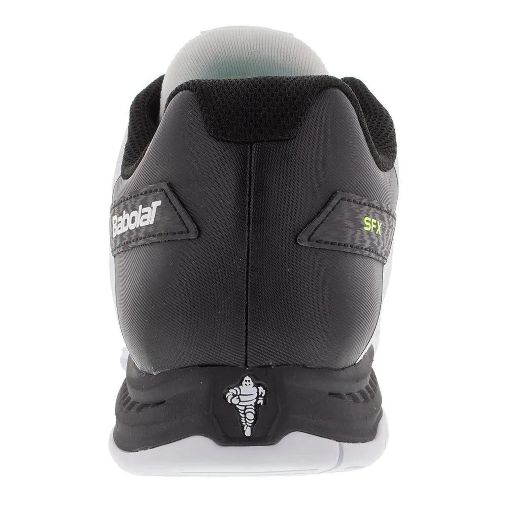 Men's SFX 3 All Court Black And Silver Tennis Shoes
