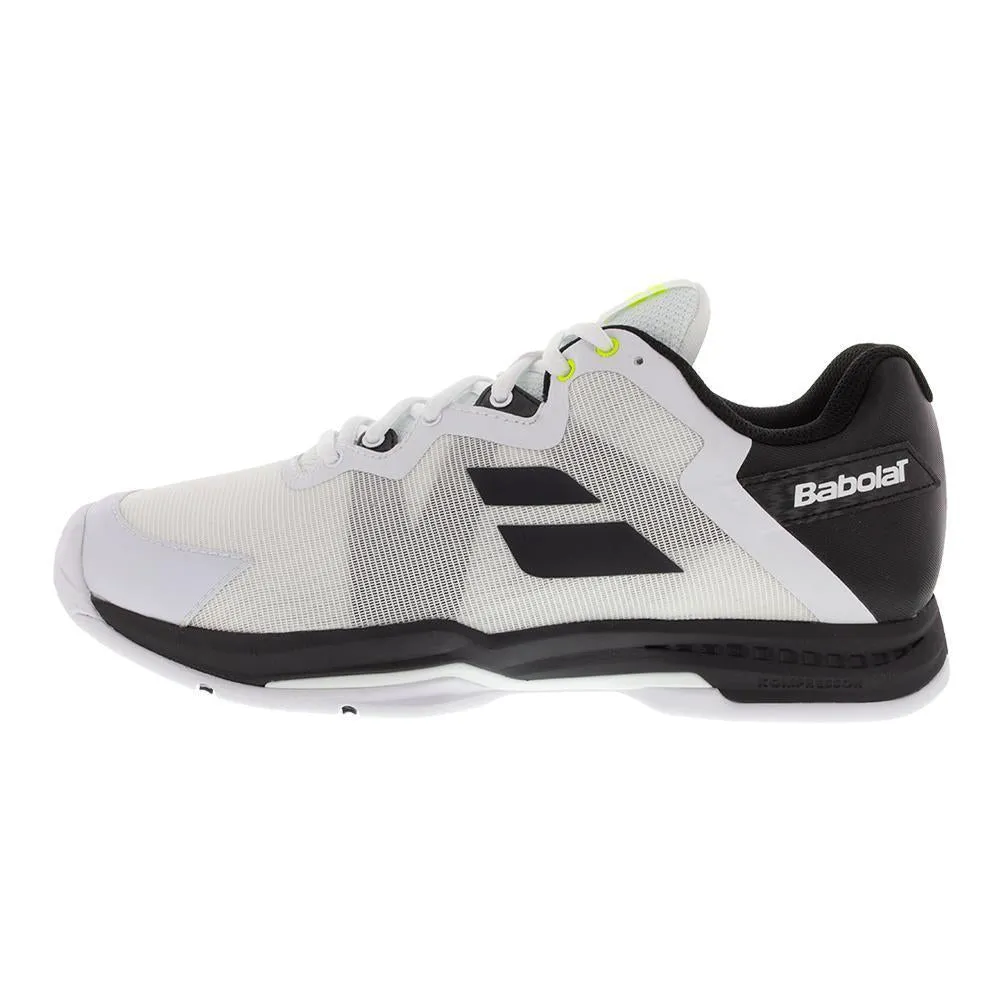 Men's SFX 3 All Court Black And Silver Tennis Shoes