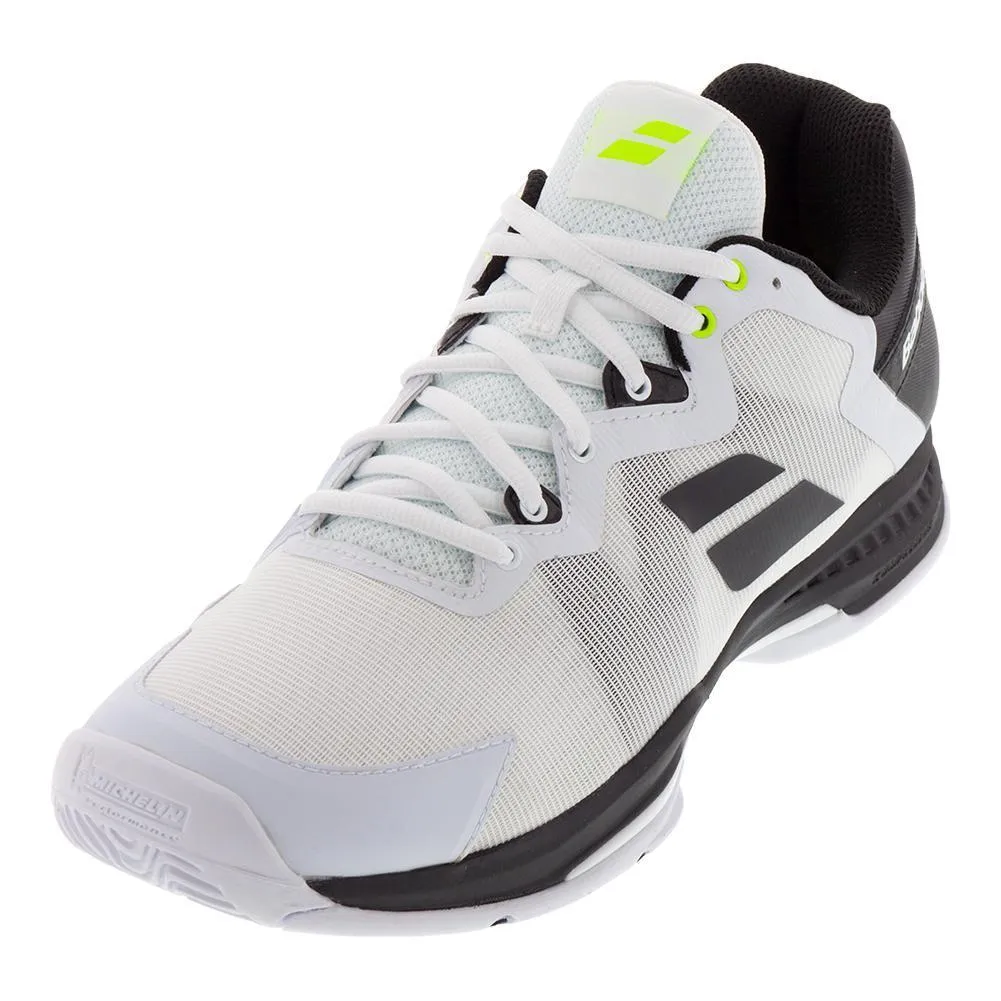 Men's SFX 3 All Court Black And Silver Tennis Shoes