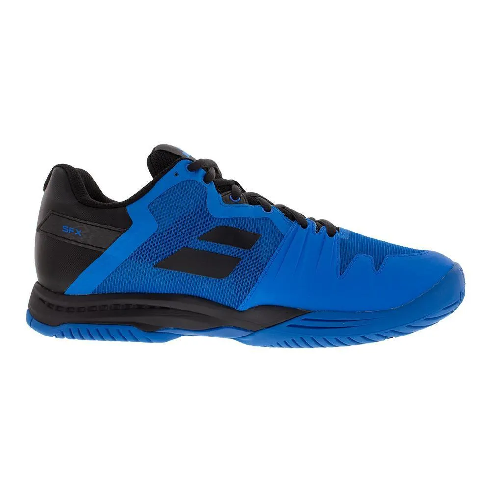 Men's SFX 3 All Court Diva Blue and Black Tennis Shoes