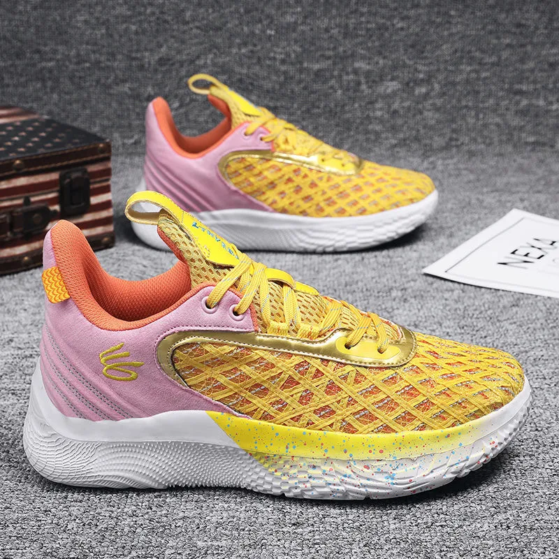 Men's Basketball Sneakers Hard-Wearing Trainers Basketball Boots | 2399