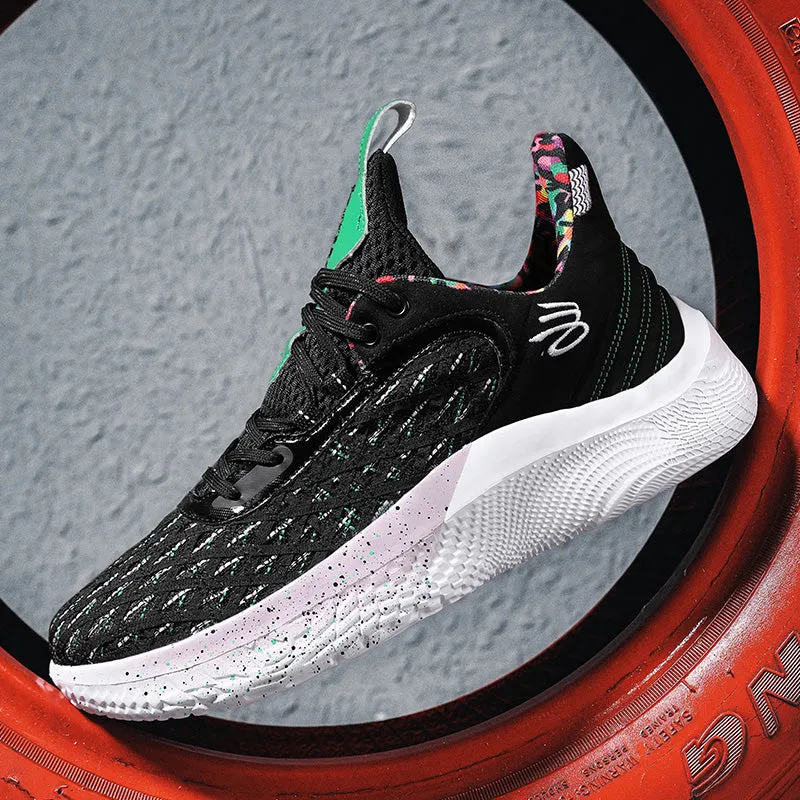 Men's Basketball Sneakers Hard-Wearing Trainers Basketball Boots | 2399