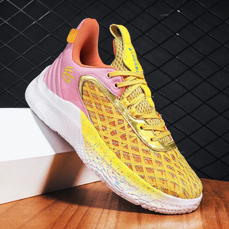 Men's Basketball Sneakers Hard-Wearing Trainers Basketball Boots | 2399