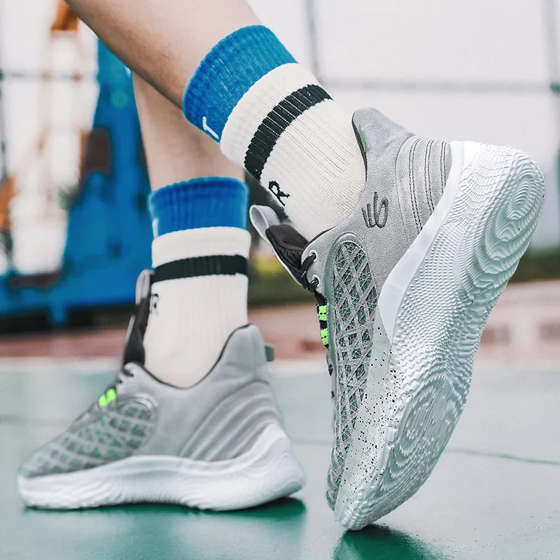 Men's Basketball Sneakers Hard-Wearing Trainers Basketball Boots | 2399