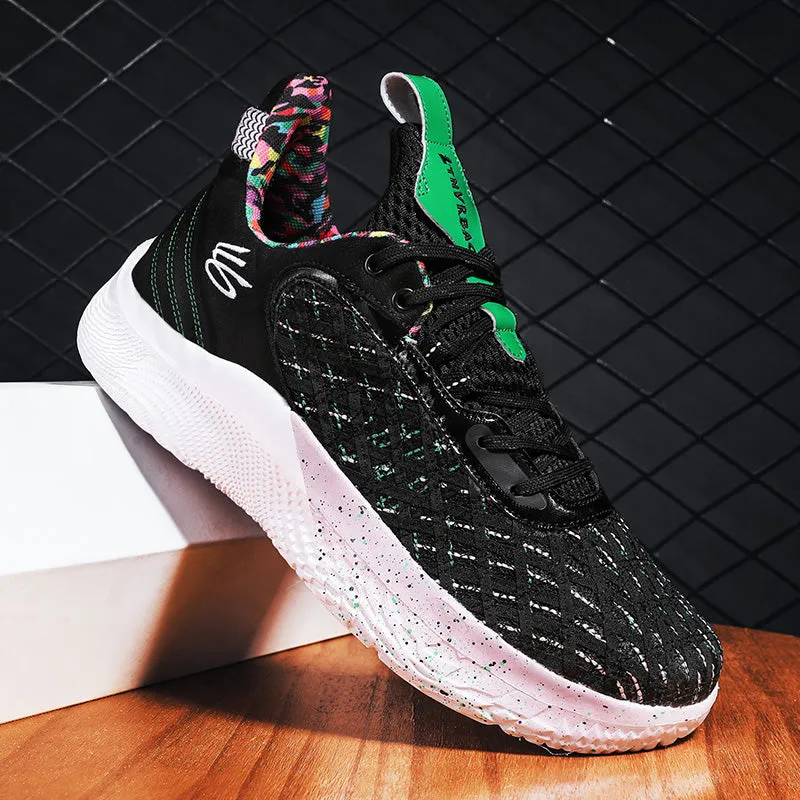 Men's Basketball Sneakers Hard-Wearing Trainers Basketball Boots | 2399
