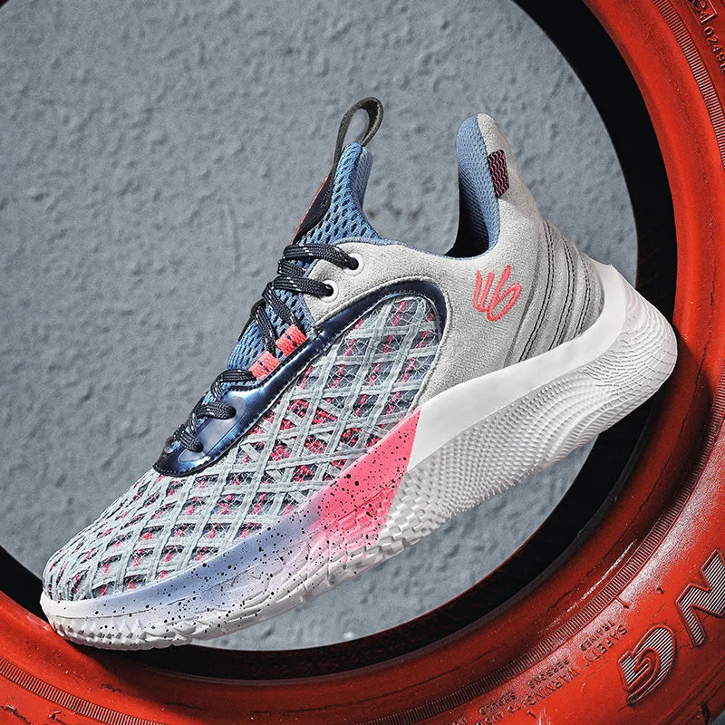 Men's Basketball Sneakers Hard-Wearing Trainers Basketball Boots | 2399