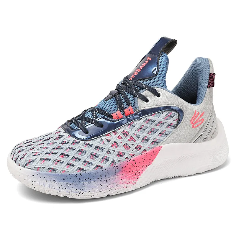 Men's Basketball Sneakers Hard-Wearing Trainers Basketball Boots | 2399