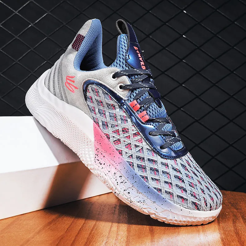 Men's Basketball Sneakers Hard-Wearing Trainers Basketball Boots | 2399